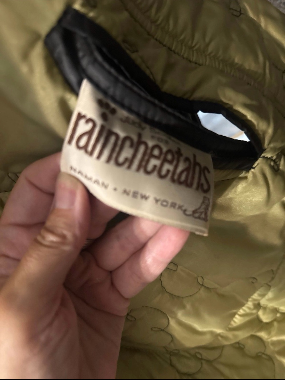 Vintage Olive Quilted Women's Puffer Jacket